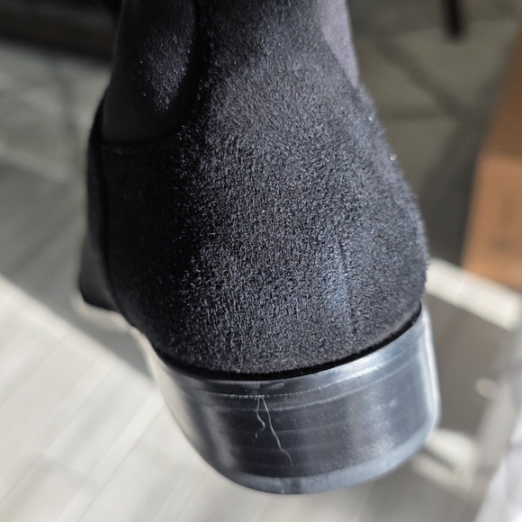 STUART WEITZMAN BLACK 5050 Ladies Boots Size 8 1/2 New With Tags 19 In Tall - Picture 10 of 12